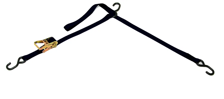 F14218 – IMMI Tie Down Strap, Personal Water Craft 8 Foot Length x 1 Inch Width With Ratchet 400 Pound Load Capacity ...